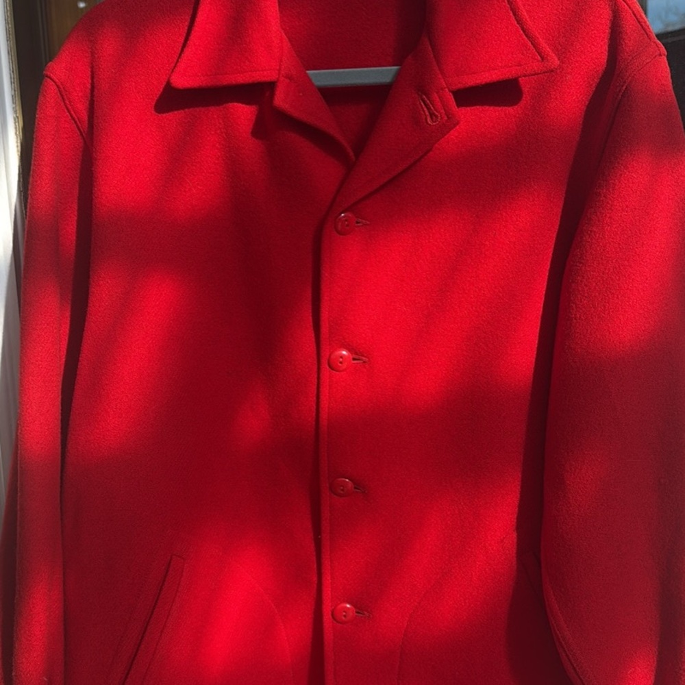 Valentines 💘 Vintage CHIPPEWA WOOLEN MILLS jacket /shirt Red Holiday Flair!